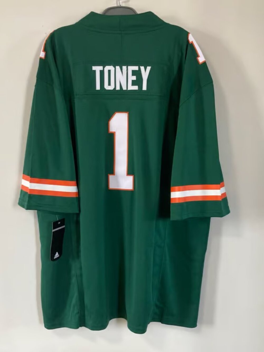 Malachi Toney Green Stitched Jersey Vapor